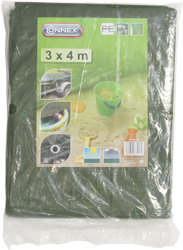 Afbeelding laden in galerijviewer, Connex afdekzeil 3x4m 80g - flor80445
