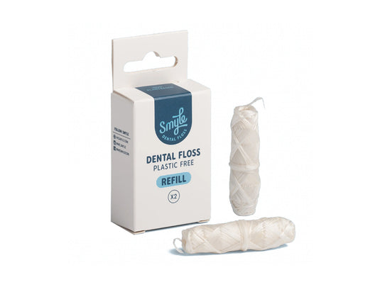Smyle flosdraad mint - refill 2 x 30 meter