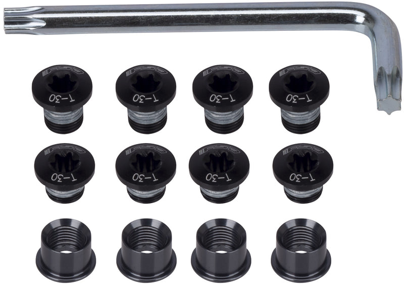 Afbeelding laden in galerijviewer, Fsa mtb chainring bolts torx black (12 pieces)

