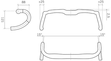 Fsa agx a-wing pro gravel handlebar
