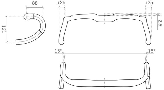 Fsa agx a-wing pro gravel handlebar