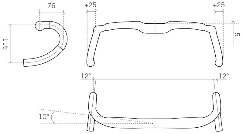 Afbeelding laden in galerijviewer, Fsa agx k-wing carbon gravel handlebar
