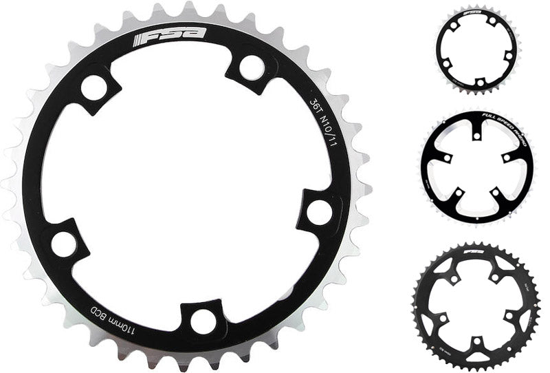Afbeelding laden in galerijviewer, Fsa road pro 5-arm 110mm bolt circle chainring
