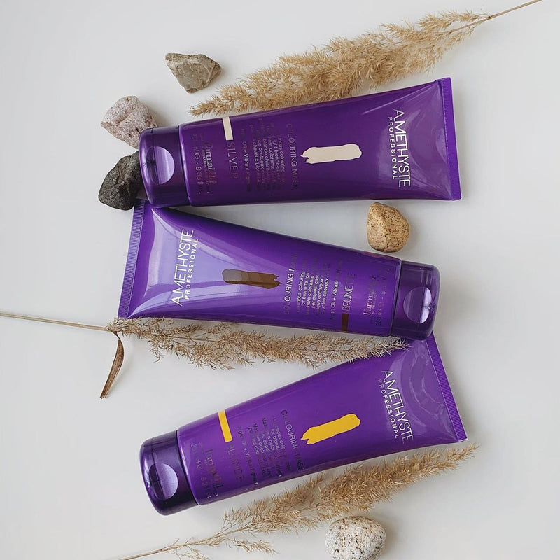 Afbeelding laden in galerijviewer, Farmavita amethyste colouring mask brunette 250ml

