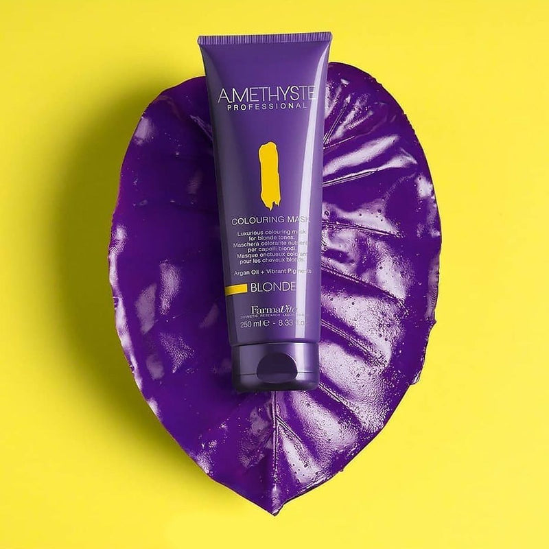 Afbeelding laden in galerijviewer, Farmavita amethyste colouring mask blonde 250ml
