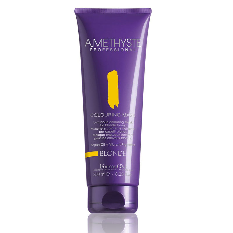 Afbeelding laden in galerijviewer, Farmavita amethyste colouring mask blonde 250ml
