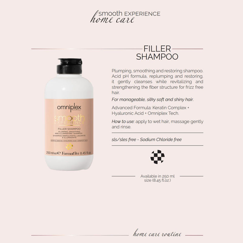 Afbeelding laden in galerijviewer, Farmavita omniplex smooth experience filler shampoo 250ml
