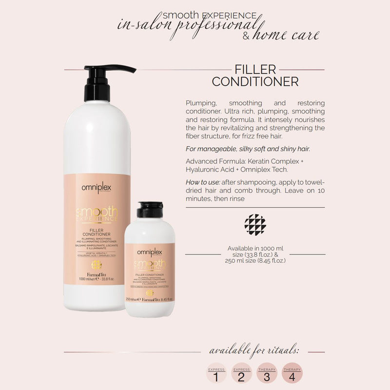 Afbeelding laden in galerijviewer, Farmavita omniplex smooth experience filler conditioner 250ml
