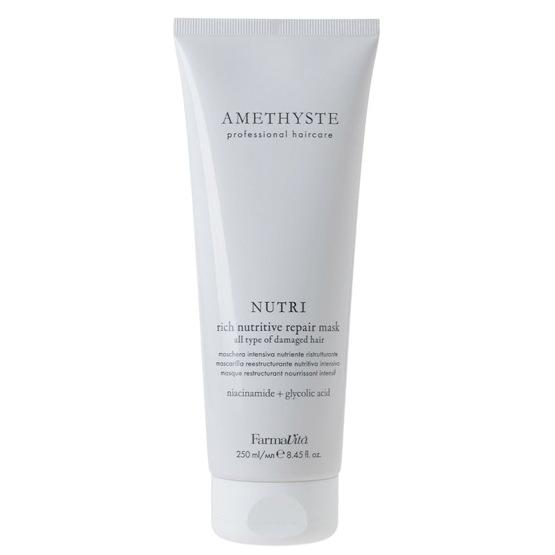 Afbeelding laden in galerijviewer, Farmavita amethyste nutri rich nutritive repair masker 250ml
