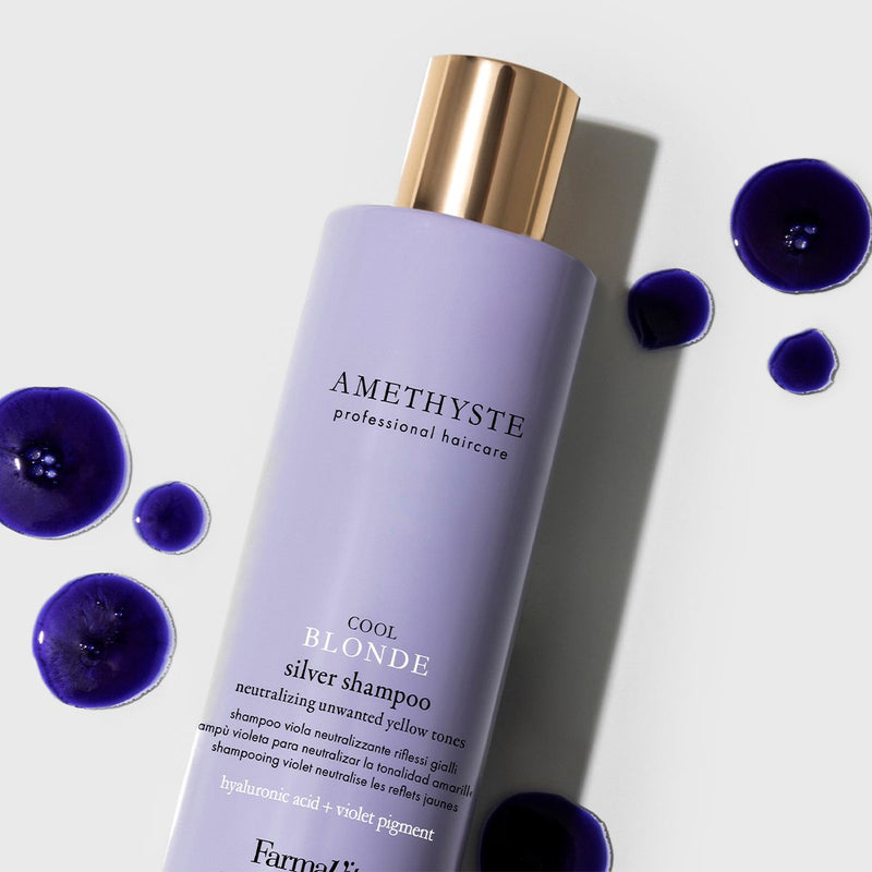 Afbeelding laden in galerijviewer, Farmavita amethyste cool blonde silver shampoo 250ml
