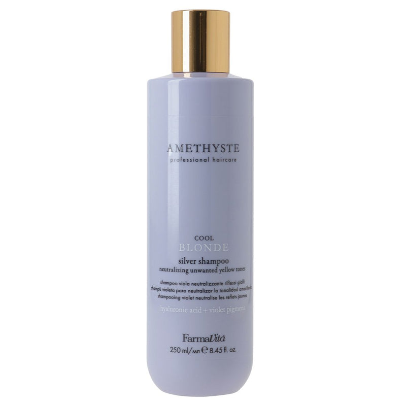Afbeelding laden in galerijviewer, Farmavita amethyste cool blonde silver shampoo 250ml
