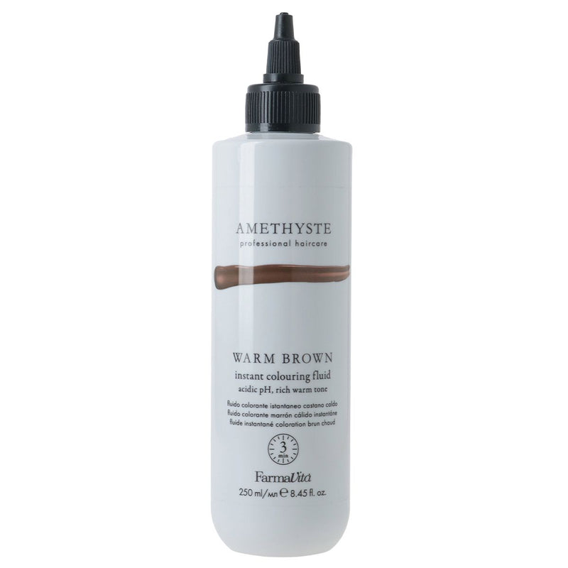 Afbeelding laden in galerijviewer, Farmavita amethyste instant colouring fluid warm brown 250ml
