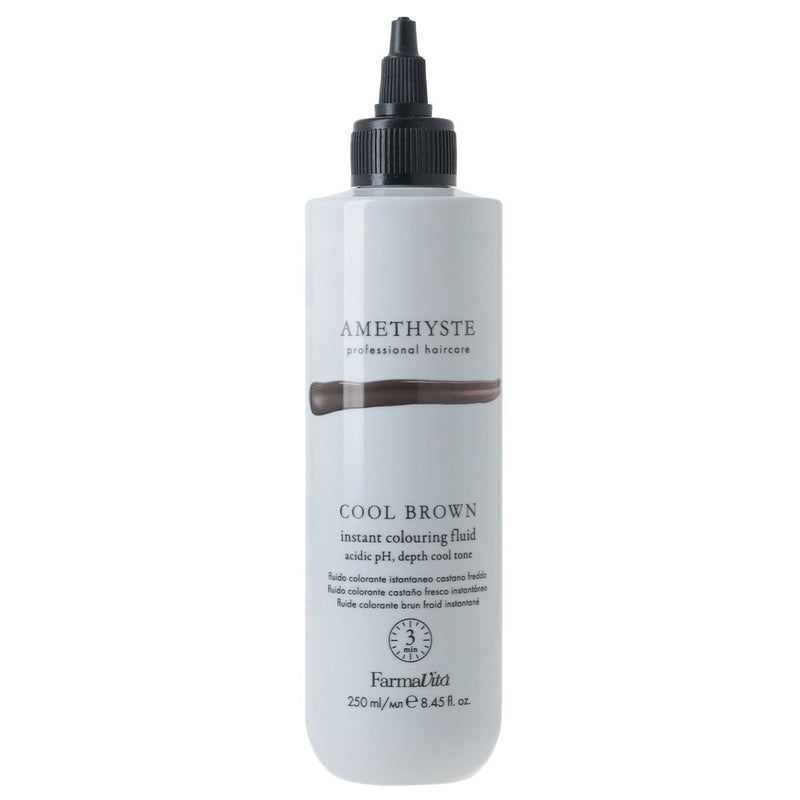 Afbeelding laden in galerijviewer, Farmavita amethyste instant colouring fluid cool brown 250ml
