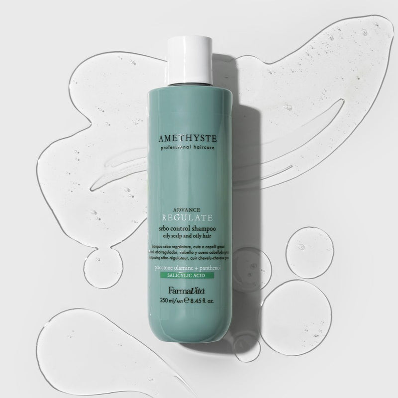 Afbeelding laden in galerijviewer, Farmavita amethyste advance regulate sebo control shampoo 250ml
