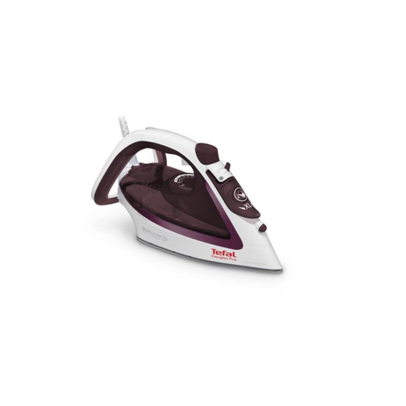 Afbeelding laden in galerijviewer, Tefal fv5714 easygliss plus stoomstrijkijzer 2400w bordeaux wit
