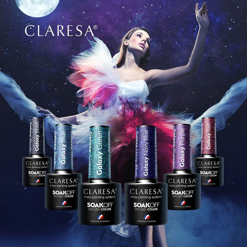 Afbeelding laden in galerijviewer, Claresa uv led gellak 5ml galaxy green
