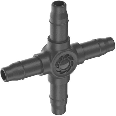 Gardena kruisstuk 4,6 mm (3 16 ) verbinding (donkergrijs, 10 stuks)