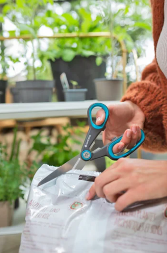 Afbeelding laden in galerijviewer, Gardena multicut snoeischaar (grijs turquoise)
