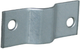 Gb gaaspaneelklem dubbel voor 5 6 8mm gaas 50x20 dik 2 zink magnesium | 100 stuks - 91010