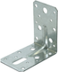 Gb hoekanker met ril 90x90 60x2.0 rvs a4 | 100 stuks - 07124