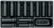 Gedore gereedschapmodule, leeg - 1643371