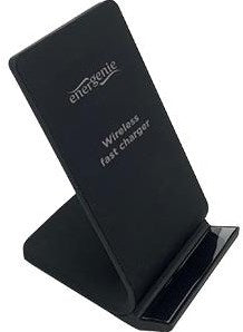 Afbeelding laden in galerijviewer, Enzo gembird draadloze qi lader standaard 10w zwart voor smartphone - 9540254
