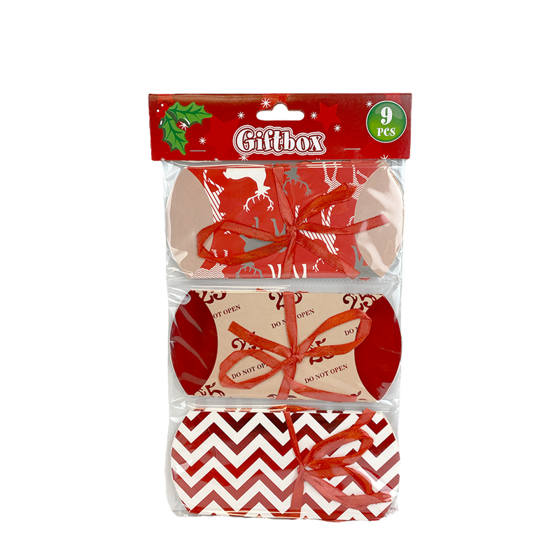 Afbeelding laden in galerijviewer, Geschenkdoosjes kerst, 9st.
