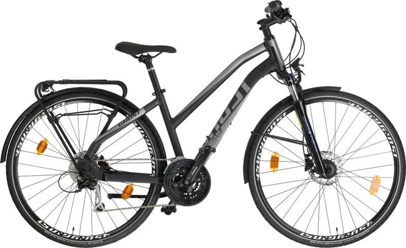 Afbeelding laden in galerijviewer, Ghost square 28 inch xs dames 27v zwart grijs
