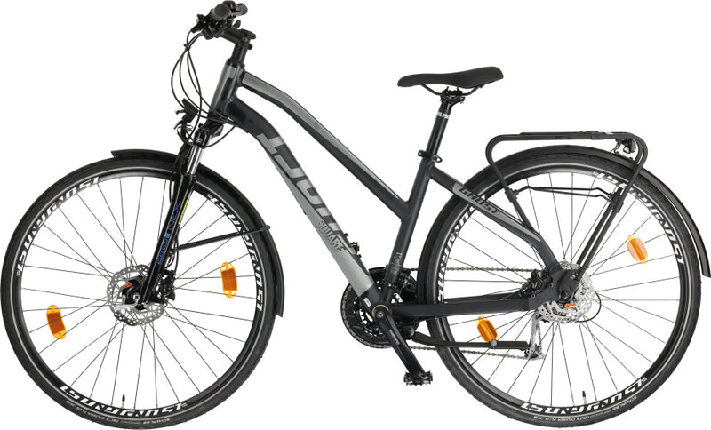 Afbeelding laden in galerijviewer, Ghost square 28 inch xs dames 27v zwart grijs
