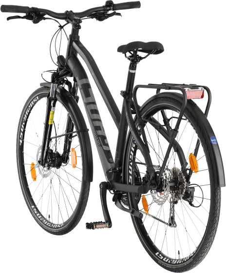 Afbeelding laden in galerijviewer, Ghost square 28 inch xs dames 27v zwart grijs

