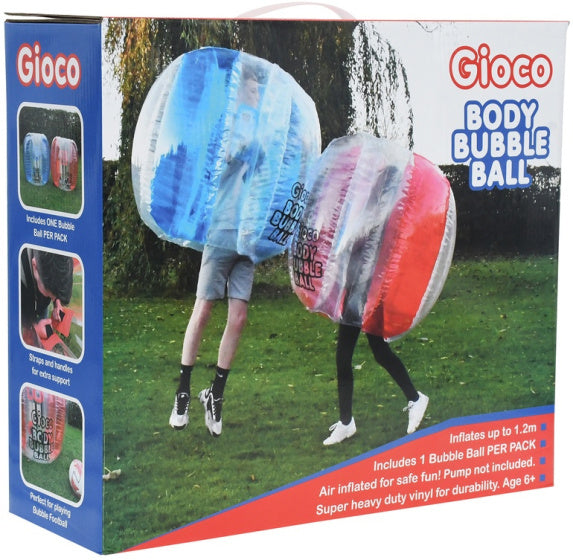 Afbeelding laden in galerijviewer, Gioco Bubbelvoetbal 120 cm PVC Blauw
