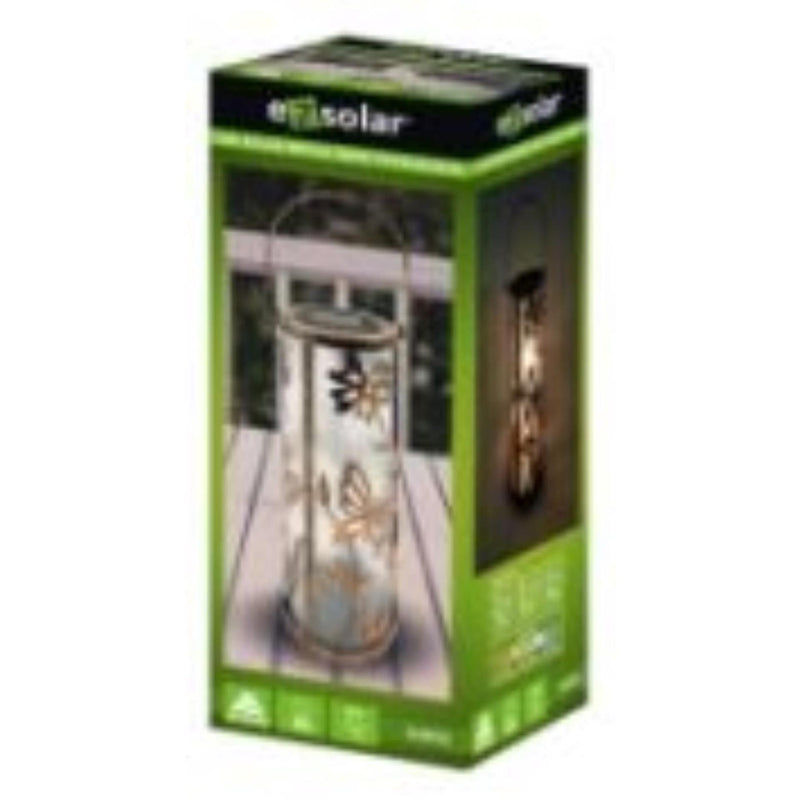 Afbeelding laden in galerijviewer, Ezolar led solar tafellamp vlinder metaal met sensor ã˜11x28,5cm
