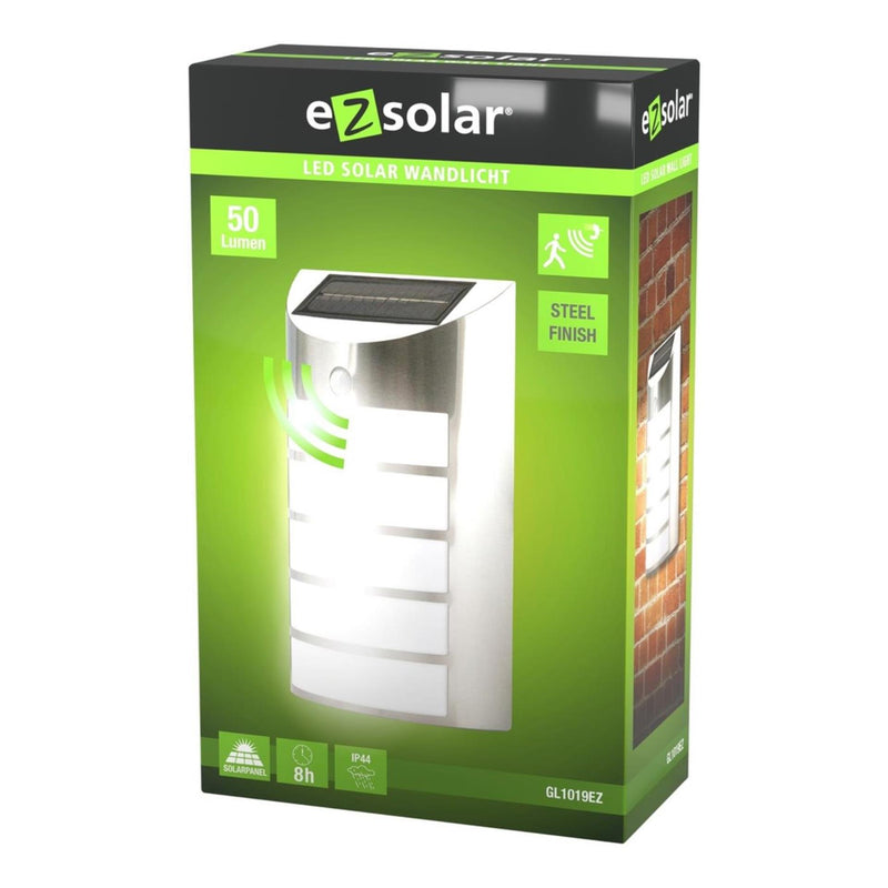 Afbeelding laden in galerijviewer, Ezolar led solar wandlamp met 5 leds en sensor
