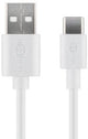 Enzo goobay usb-c laadkabel 50cm wit - 9550295