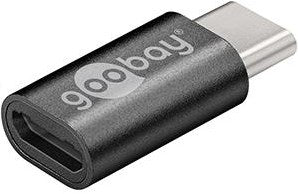 Afbeelding laden in galerijviewer, Goobay usb-c > usb micro-b 2.0 adapter (grijs)
