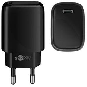 Afbeelding laden in galerijviewer, Enzo goobay usb-c snellader 20w zwart - 9550180
