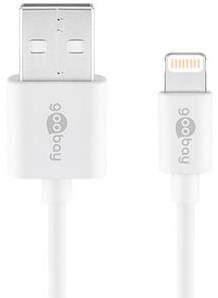 Afbeelding laden in galerijviewer, Enzo goobay usb-lightning laadkabel 1m wit - 9550380
