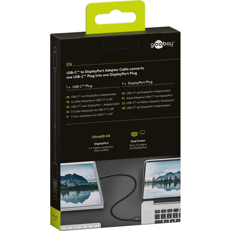 Afbeelding laden in galerijviewer, Goobay USB-C naar DisplayPort adapterkabel
