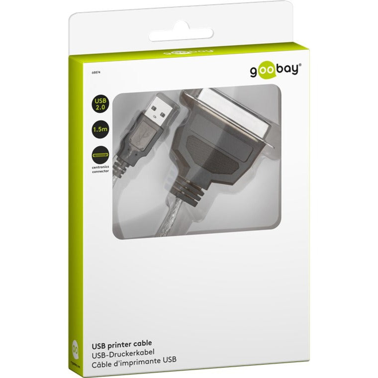 Afbeelding laden in galerijviewer, Goobay USB > Parallelle printerkabel
