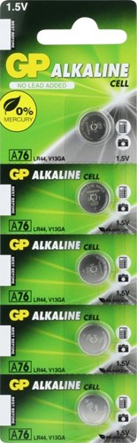 Afbeelding laden in galerijviewer, Gp a76 lr44 knoopcel blister 5 3211935
