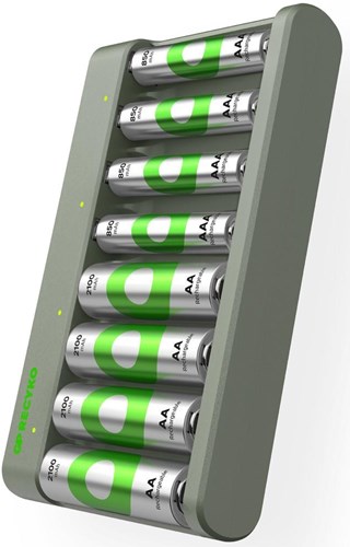 Afbeelding laden in galerijviewer, Gp batterijlader usb 6h met 4xaaa en 4xaa batterij - 3503068
