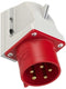 Gp cee 5p 32a 400v opb wcd rood met pennen - 6313177