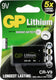Gp lithium 9 volt cr v9
