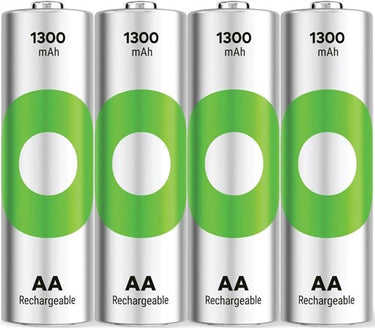 Gp producten batterij oplaadbaar aa 1300mah x4st