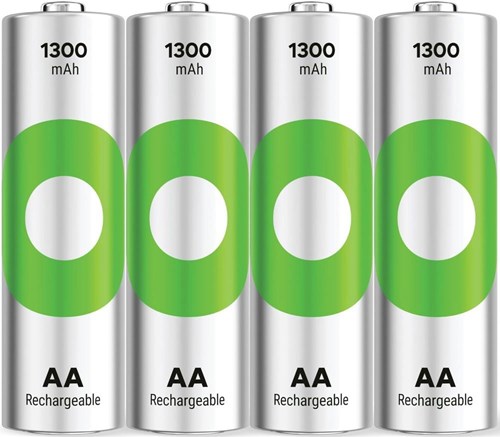 Afbeelding laden in galerijviewer, Gp producten batterij oplaadbaar aa 1300mah x4st
