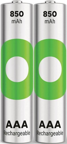 Afbeelding laden in galerijviewer, Gp nimh oplaadbare batterij aaa 850ma blister(2) - 3311410
