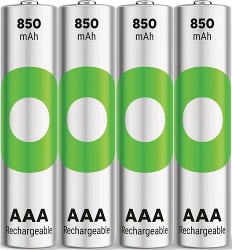 Afbeelding laden in galerijviewer, Gp oplaadbare aaa-batterijen 850mah nimh 4pk
