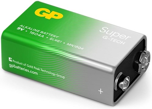 Afbeelding laden in galerijviewer, Gp super alkaline 9 volt 6lr61 1604a 3012425
