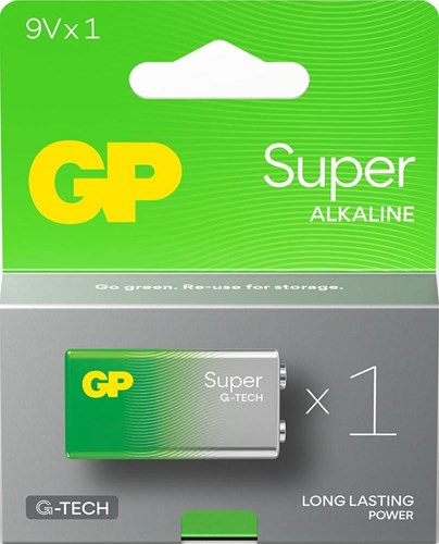 Afbeelding laden in galerijviewer, Gp super alkaline 9 volt 6lr61 1604a 3012425
