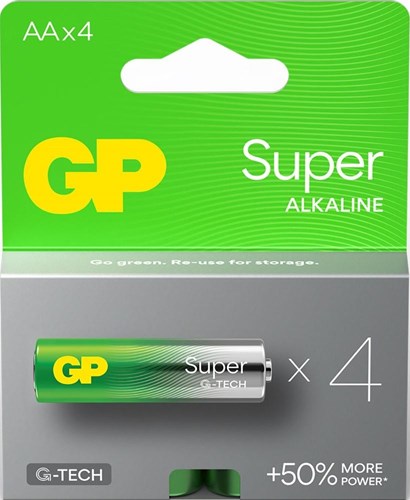 Afbeelding laden in galerijviewer, Super alkaline AA-batterijen 4PK
